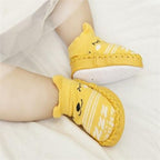 Infant Walkers Leather Cotton Newborn Baby Soft Sole Shoe For Boy And Girl Breathable Shoes Excellent Baby Gift Stevvex