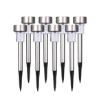 Garden Premium LED Solar Luxury Stainless Steel Lights For Yard Pathway Walkway More Pieces Outdoor - SJB-DIAMOND ELITES