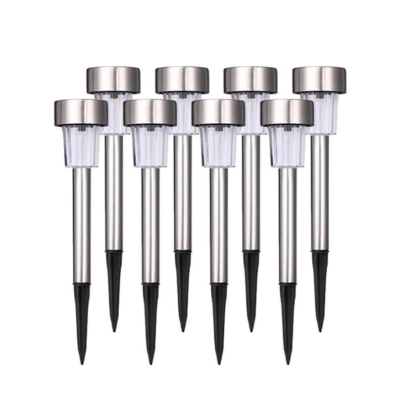 Garden Premium LED Solar Luxury Stainless Steel Lights For Yard Pathway Walkway More Pieces Outdoor - SJB-DIAMOND ELITES