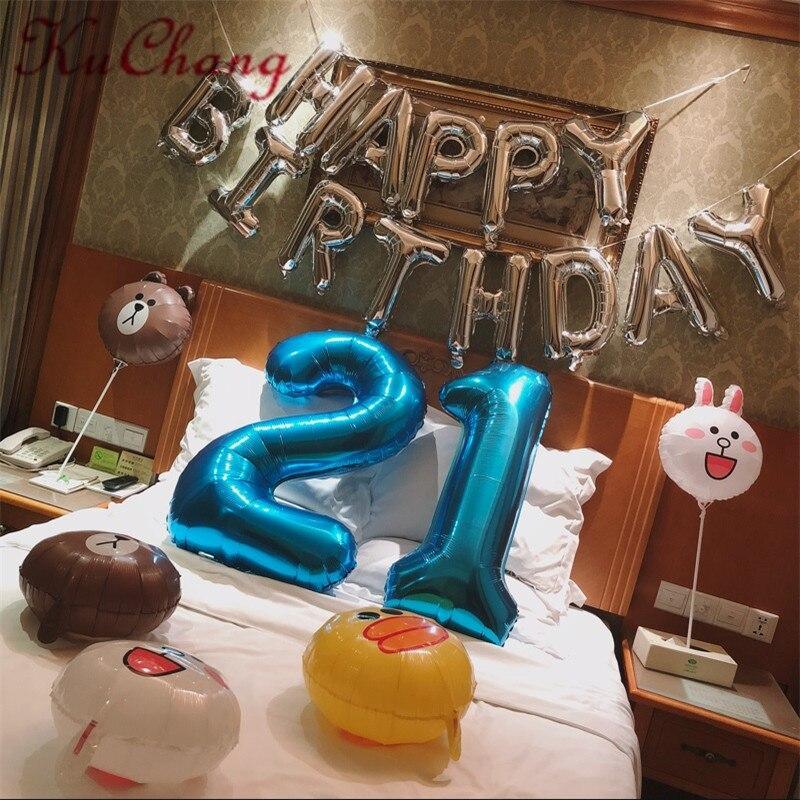 Modern 32inch Luxury Ballon Number Foil Helium Luxury Ballons For Party and Celebrations Modern Decoration for Celebration - SJB-DIAMOND ELITES