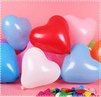 Modern 100Pc Red Pink Balloons 10Inch Love Heart Latex Balloons For Wedding Party and Celebration Helium Balloon Valentines Day Birthday Party Inflatable Balloons - SJB-DIAMOND ELITES