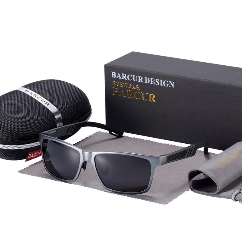 Aluminum Polarized Sunglasses Men Polarized Sun Glasses Square Eyewear For Men And Boys With UV400 Protection - SJB-DIAMOND ELITES