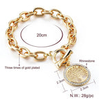 Modern New Fashion Elegant Chain Medalon Bracelet Amazing Luxury Classic Bracelet Women's Gold Bracelets Vintage Tree Of Life - SJB-DIAMOND ELITES