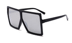 Oversized Luxury Trend New  Woman Sunglasses With Black Fashion Square Glasses And Big Frame Sunglasses In  Modern Glasses Famous Style - SJB-DIAMOND ELITES