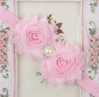 Handmade Flower Newborn Headwear Head Wrap Band Hairband Gift Toddlers For Baby Girls