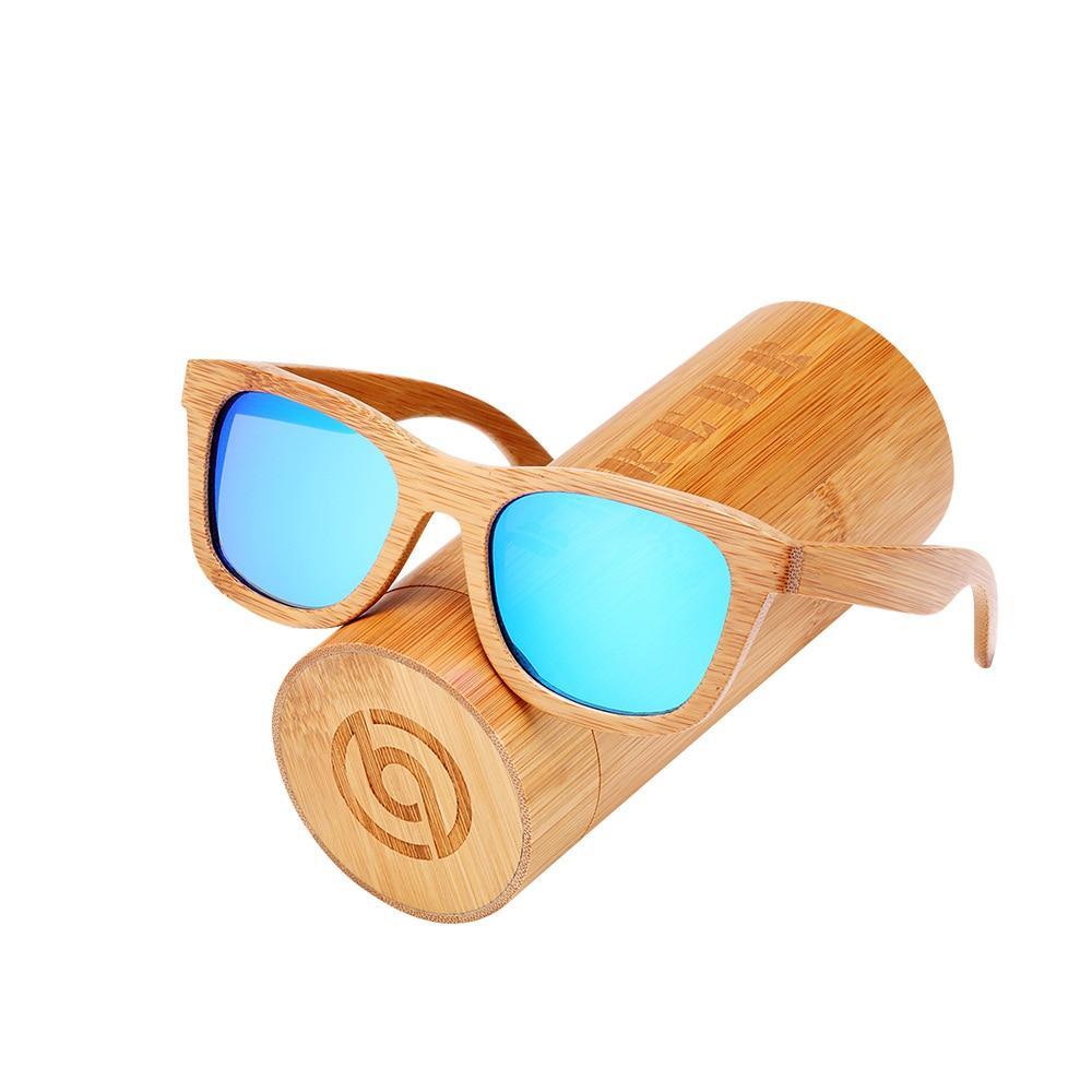 Handmade Bamboo Wood Luxury Retro Men and  Women Polarized Sunglasses Beach Wooden Glasses Oculos de sol With UV400 Protection l - SJB-DIAMOND ELITES