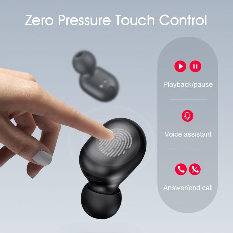Fingerprint Touch Bluetooth Earphones, HD Stereo Wireless Headphones,Noise Cancelling Gaming Headset In New Trend Luxury Style - SJB-DIAMOND ELITES