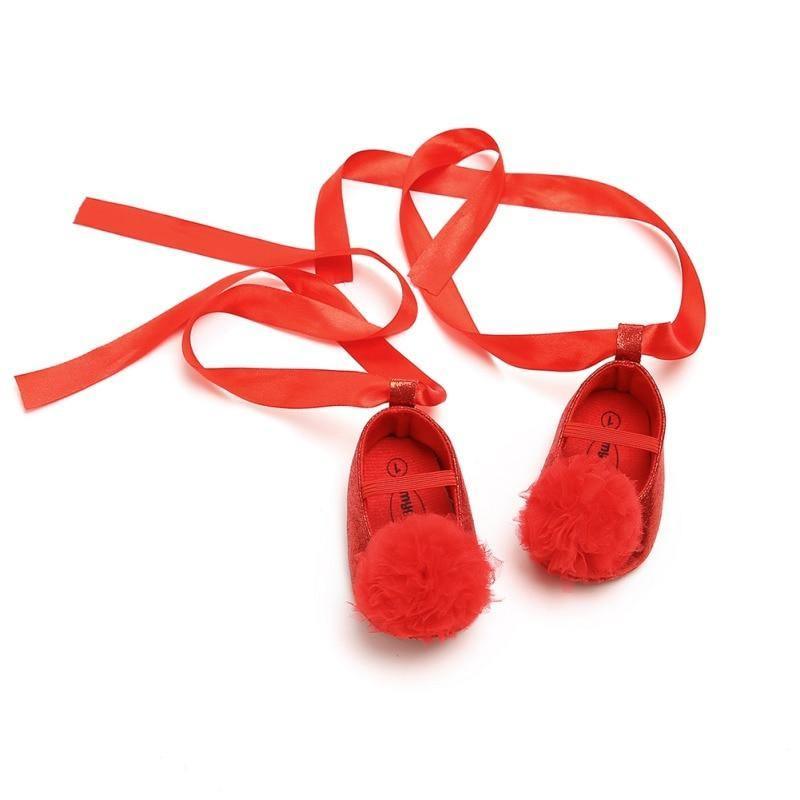 Cute Baby Dance Shoes Toddler Shoes Bow Tie Baby Princess Shoes Dance Shoe Newborn First Walkers 0-18M Stevvex