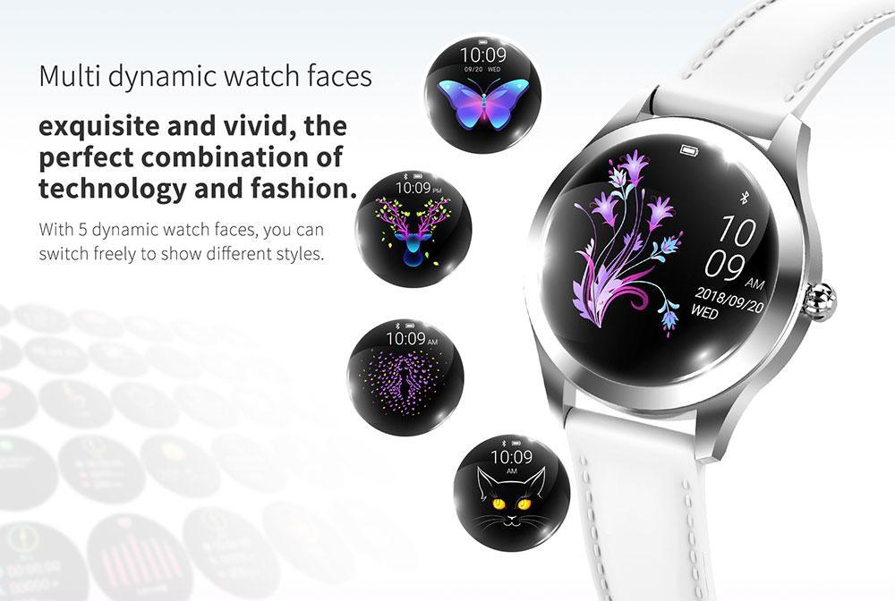 STEVVEX  IP68 Waterproof Luxury Elegant Smart Watch For Women Lovely Bracelet Heart Rate Monitor Sleep Monitoring Smartwatch Connect - SJB-DIAMOND ELITES