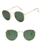 Leon Elegant Unisex Woman and Man Classic Round  Sunglasses Designer Glasses Lady Round Luxury Retro Sunglasses With Vintage Mirror Oculos De Sol Gafas - SJB-DIAMOND ELITES