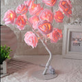 STEVVEX Rose Shaped Table Lamp Flower Rose Tree Decorative Light for Living Room Bedroom Kids Room/Decor Light - SJB-DIAMOND ELITES