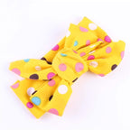 Modern Big Bowknot Headband For Baby Girls Bow hair band dot Cotton turban Head Wrap Hair Accessories