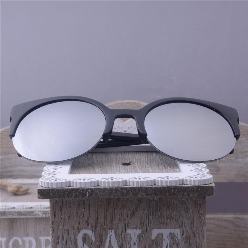 New Luxury Modern Fashion Retro Designer Super Round Circle Glasses  With Cat Eye Women's Sunglasses With UV400 Protection - SJB-DIAMOND ELITES
