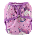 Baby Girl Pink One Size Cloth Diaper Cover Comfortable Nappy With Double Gusset Cartoon Designs Baby Boys Diapers Stevvex
