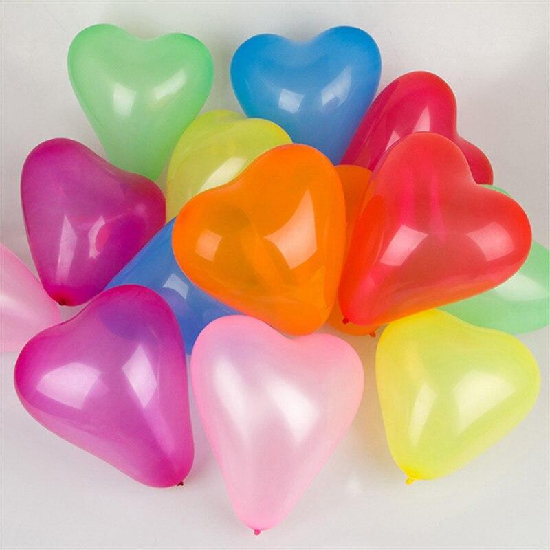 100Pc Red Pink Balloons 10Inch Love Heart Latex Balloons For Wedding Party and Celebration Helium Balloon Valentines Day Birthday Party Inflatable Balloons - SJB-DIAMOND ELITES