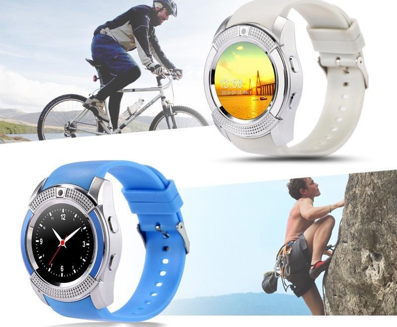 Famous Sport Men Smart Watch WIth SIM card For Android and IOS sistems With Camera Rounded Answer Call Dial Call Smartwatch and  Heart Rate Fitness Tracker - SJB-DIAMOND ELITES