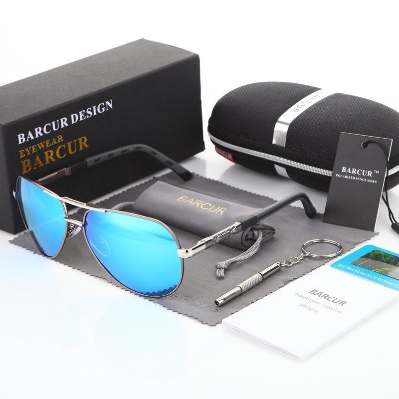 Luxury Popular  Aluminum Magnesium Men's Sunglasses Men Polarized  Mirror Glasses oculos Male Eyewear Accessories For Men Aviation Design - SJB-DIAMOND ELITES