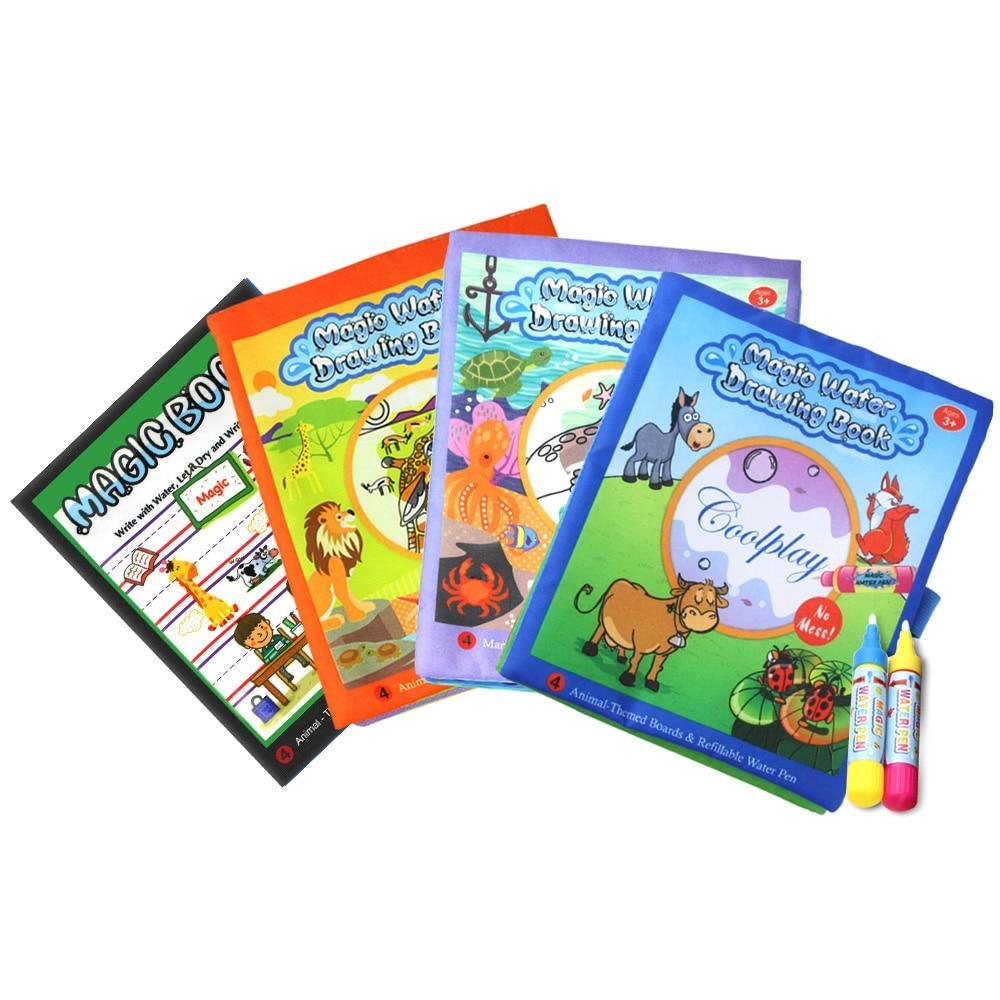 Coolplay  Magic Water Drawing Book Coloring Book Painting Board Doodle Book in Drawing Toys Educational Toys - SJB-DIAMOND ELITES