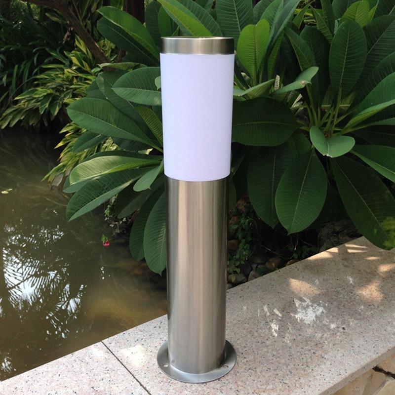 Solar Luxury LED Stainless Steel Lamp For Yard Garden Pathway Doorway Lawn Courtyard Outdoor Luxury Lamp - SJB-DIAMOND ELITES