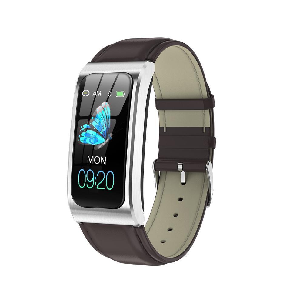 Luxury Elegant Metal And Woman Smart Watch 1.14" IP68 Waterproof With Heart Rate Stopwatch Alarm clock Fitness Tracker Swim Watch for Android IOS Operate sistem - SJB-DIAMOND ELITES