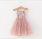 Ballet Luxury Modern Summer Baby Girl Outfit Christening Newborn Gown for Children Kids Dress