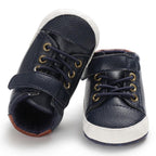 Newborn PU Leather Shoes Winter Fashion Baby Soft Sole Canvas Sneakers 0-12 Months Baby Boy And Girl Stevvex