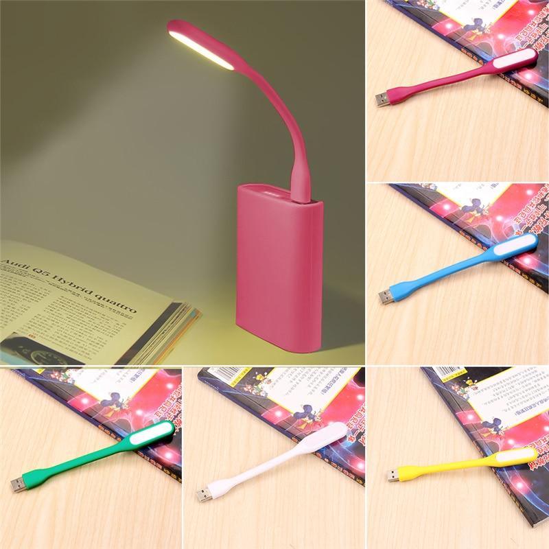 STEVVEX Mini Portable USB LED Lamp Super Bright Book Light Reading Lamp For Power Bank PC Laptop or Notebook - SJB-DIAMOND ELITES
