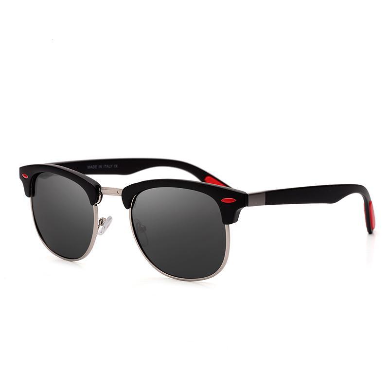 Popular Retro New Polarized Men's Sunglasses UV400 Square Half Metal Frame  Ladies Sunglasses Brand Design Glasses Driving Sunglasses - SJB-DIAMOND ELITES