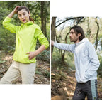 TRVLWEGO Outdoor Running Camping Hiking Bike Sport Jacket UV Proof Ultralight Waterproof Windbreaker Light Rain Proof Coat