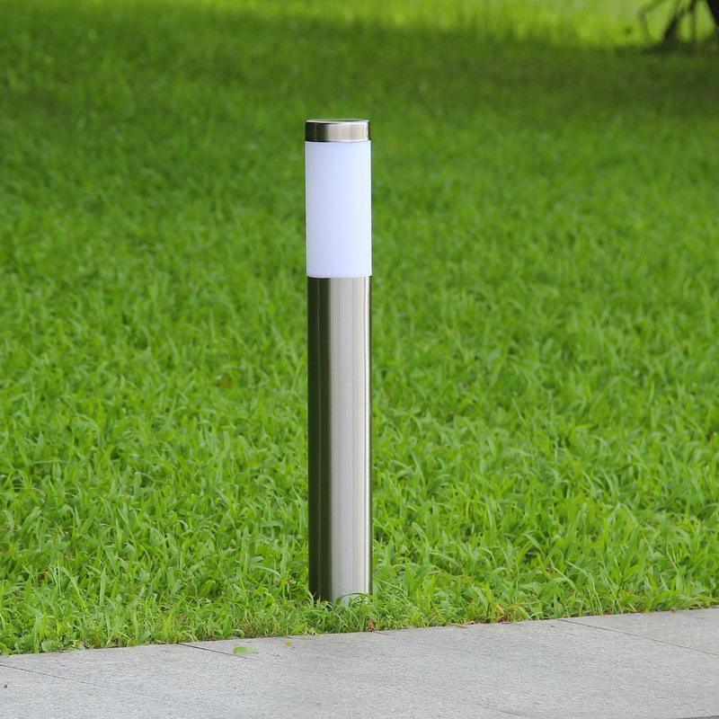 Solar Luxury LED Stainless Steel Lamp For Yard Garden Pathway Doorway Lawn Courtyard Outdoor Luxury Lamp - SJB-DIAMOND ELITES
