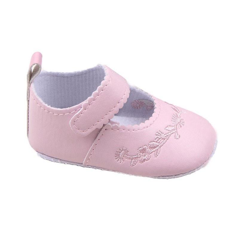 Black Soft Newborn Baby Girl Shoes Prewalker First Walkers Lovely Sneakers Infant Kids Girls Princess Shoes Stevvex