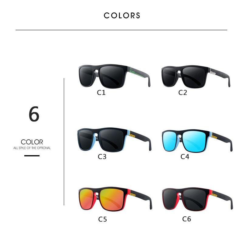Men Polarized Sunglasses Vintage Anti-UV Driving Driver Black  Eyewear Rectangle Shades Men Oculos masculino - SJB-DIAMOND ELITES