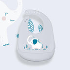 Bibs Waterproof Silicone Feeding Baby Saliva Towel Newborn Cartoon Aprons Baby Bibs Adjustable