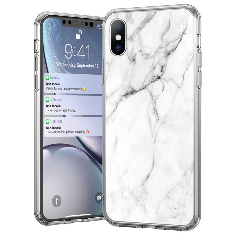 Stylish Marble Stone Texture Phone Case For Iphone 12 Pro 13 Pro Max Unique Solid Color Marble Soft Cover Silicone Mobile Phone Case Stevvex