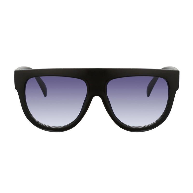 Retro Vintage Oversized Women Retro Luxury Big Frame Lady Retro Sunglasses With Eyewear UV400 Protection - SJB-DIAMOND ELITES