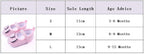 Baby Summer Shoes Anti-slip Sole Crib Shoe Bowknot Dot Print Casual For 3-12 Months Baby