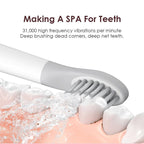 Sonic Toothbrush Electric Powerful  Optional Modes Cleaning Travel Toothbrushes With Brush Heads for Adults Random Color Perfect Teethbrush