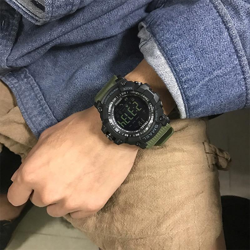 Smart Sport Mens Chronograph Watch Sport Stop Army Military Multifunction  Waterproof 50M LED Digital Watch for Man - SJB-DIAMOND ELITES