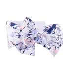 Luxury Modern Colorful Newborn Toddler Baby Girl Boy Headwear Solid Bowknot Soft Turban Knot Hairband For Girls Kids