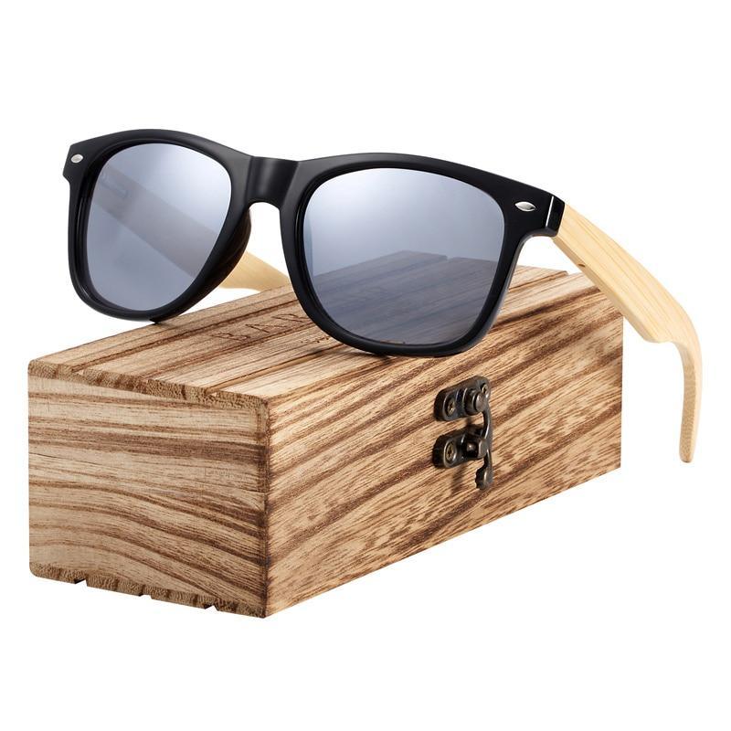 Bamboo Wood Retro and Classis  Handmade Sunglasses For Man and Woman Unisex Polarized  Sunglasses - SJB-DIAMOND ELITES