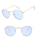 Leon Elegant Unisex Woman and Man Classic Round  Sunglasses Designer Glasses Lady Round Luxury Retro Sunglasses With Vintage Mirror Oculos De Sol Gafas - SJB-DIAMOND ELITES