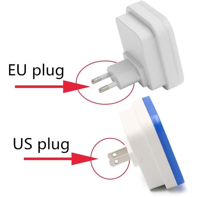 STEVVEX Wireless Sensor LED Night Light with  EU and  US Plug Mini Square Night Lights For Baby Room Bedroom Corridor Lamp multi purpose - SJB-DIAMOND ELITES