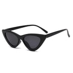 Elegant Cute Retro Cat Eye Sunglasses For  Women With Small Black White Triangle Vintage Ladies Sunglasses and UV400 Protection - SJB-DIAMOND ELITES