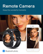 Famous Sport Men Smart Watch WIth SIM card For Android and IOS sistems With Camera Rounded Answer Call Dial Call Smartwatch and  Heart Rate Fitness Tracker - SJB-DIAMOND ELITES