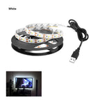 STEVVEX USB Power LED Light lamp With RGB Flexible Tape TV Back Lighting RGB Book light Bulb TV Background Decor Lighting Ribbon desk decor tape Strings 1M 2M 3M 4M 5M - SJB-DIAMOND ELITES