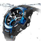 Modern Luxury Sport Watch For Men Fashion Casual Alarm Clock 50M Waterproof In Military Chrono Dual Display Style Wristwatches Relogio Masculino - SJB-DIAMOND ELITES
