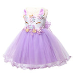 Unicorn Dress Costume Infant Party Dress For Baby Girls In elegant Style