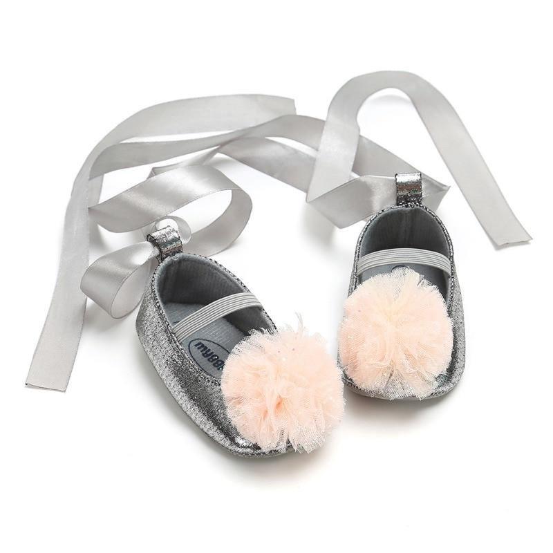 Cute Baby Dance Shoes Toddler Shoes Bow Tie Baby Princess Shoes Dance Shoe Newborn First Walkers 0-18M Stevvex