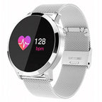 New Q8 LED Bluetooth Smart Watch With Stainless Steel Waterproof Breacelet Wearable Device Smartwatch Style for Men and Women With Fitness Tracker - SJB-DIAMOND ELITES