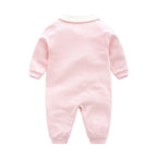 Modern Printed Jumpsuits Gentleman Autumn Long Sleeves Rompers Cotton Baby Clothes for Boys and Girls Outfits Style
